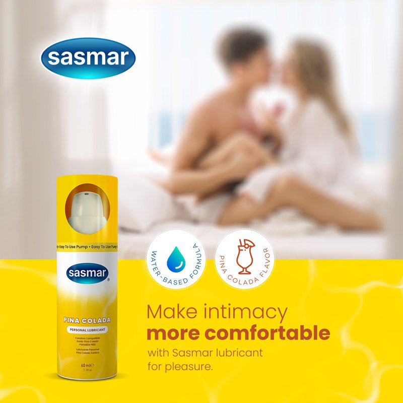 Sasmar Pina Colada Flavor Personal Lubricant - Conceive Plus® Europe