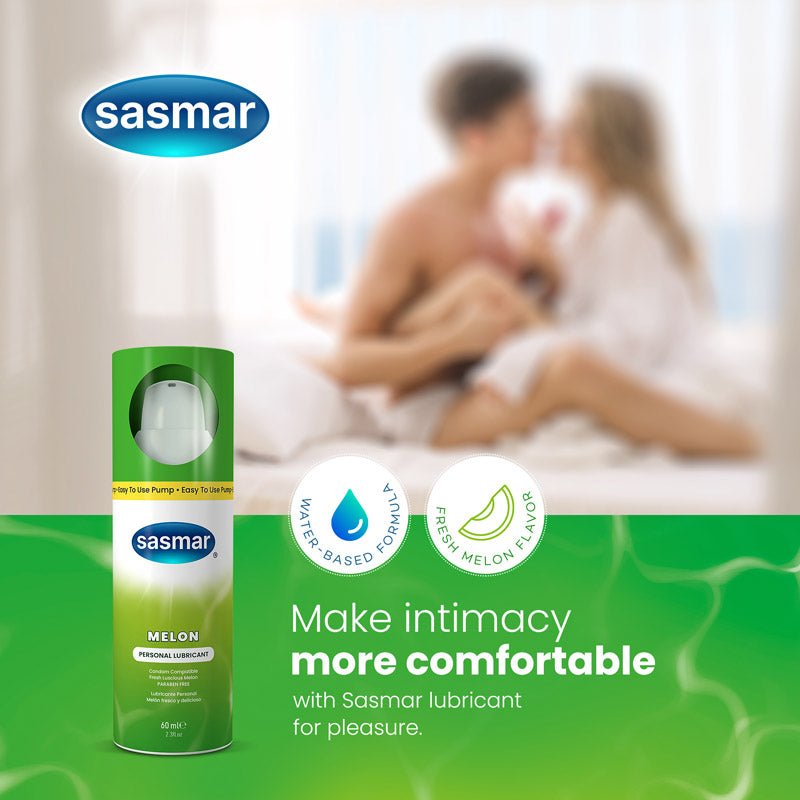 Sasmar Melon Flavor Water-Based Lubricant for Fertility Conceive Plus Europe Sasmar Melon Flavor Water-Based Lubricant for Fertility Conceive Plus Europe