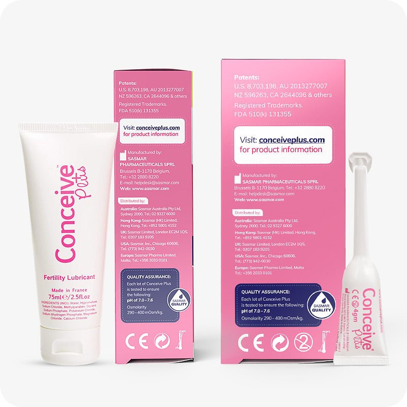 Duo Combo - Fertility Lubricant Bundle - Conceive Plus Europe