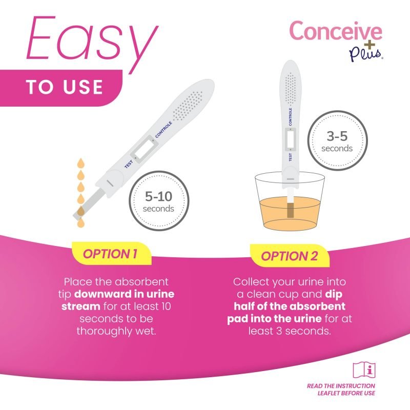 Pregnancy Test - Conceive Plus Europe