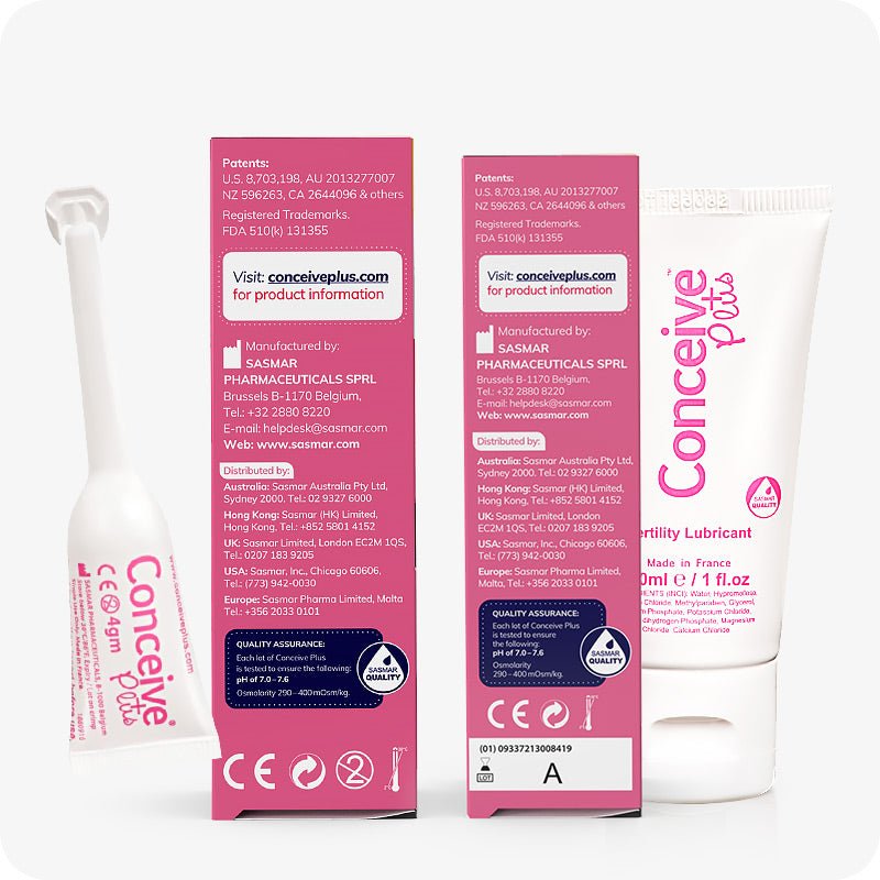 TRY ME SIZE - Fertility Lubricant Bundle - Conceive Plus Europe