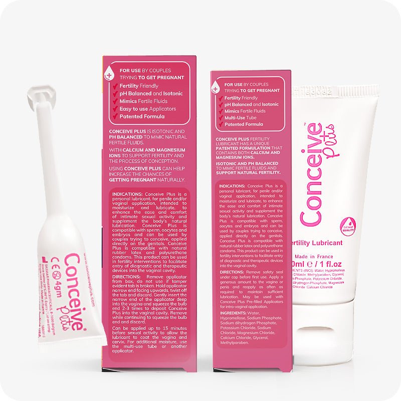 TRY ME SIZE - Fertility Lubricant Bundle - Conceive Plus Europe